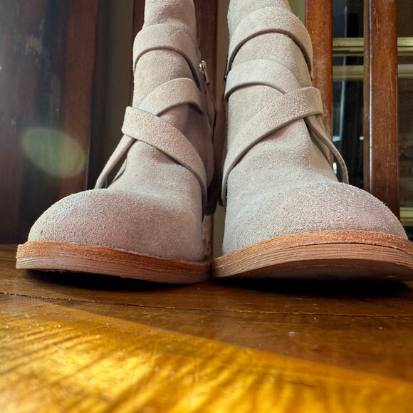 Sam Edelman Merton Suede Ankle Boots in Putty | Size 6.5 | NIB - Picture 7 of 11